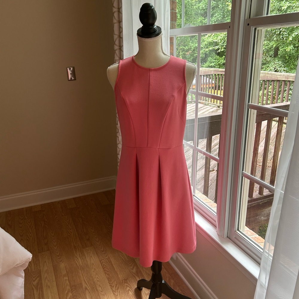 LOFT Pink Midi Dress